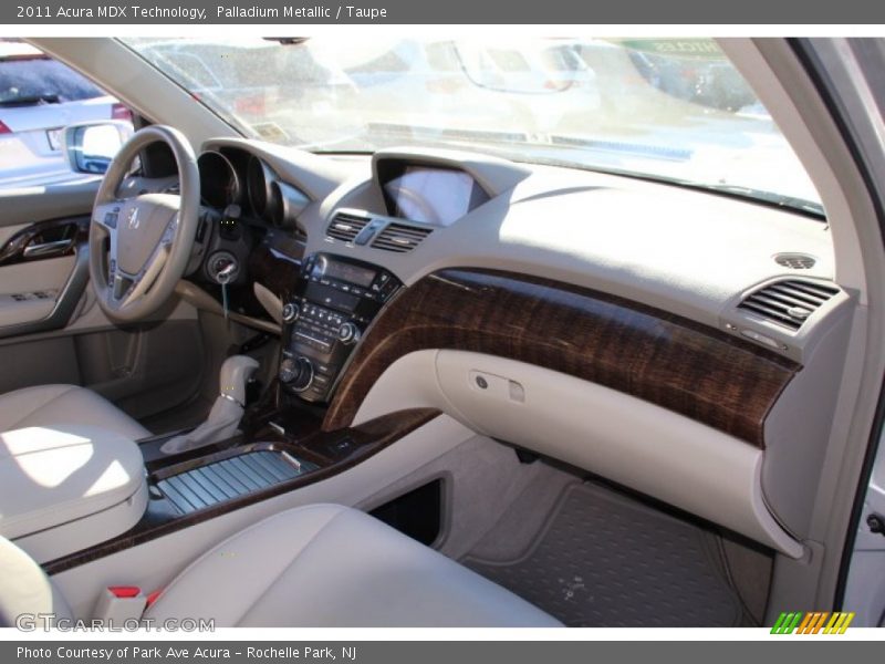 Palladium Metallic / Taupe 2011 Acura MDX Technology