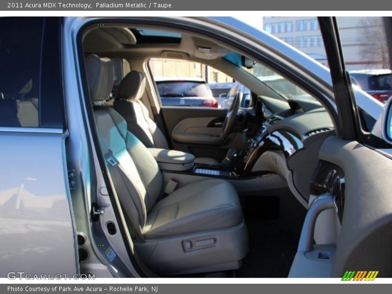 Palladium Metallic / Taupe 2011 Acura MDX Technology