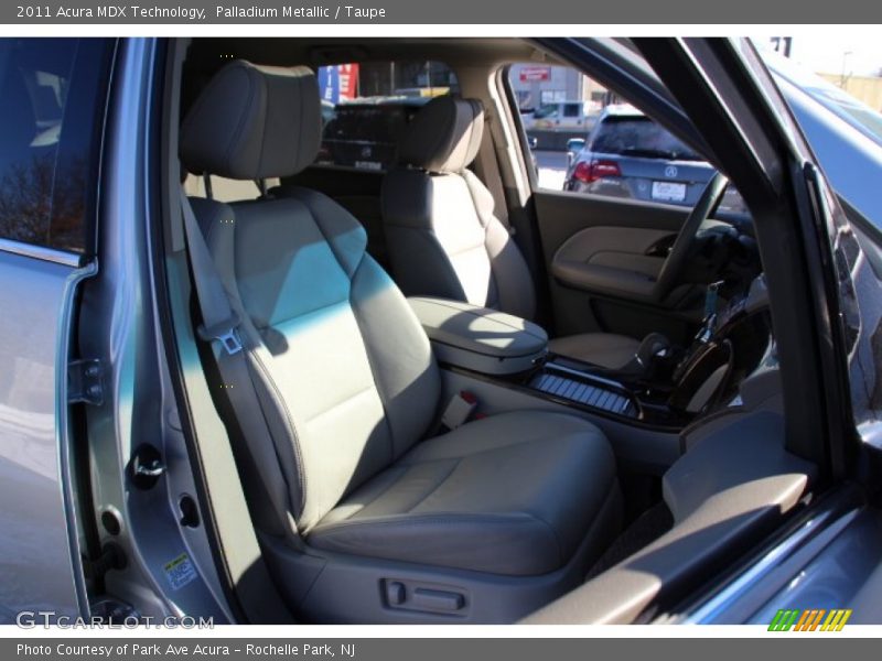 Palladium Metallic / Taupe 2011 Acura MDX Technology