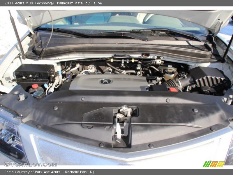 Palladium Metallic / Taupe 2011 Acura MDX Technology