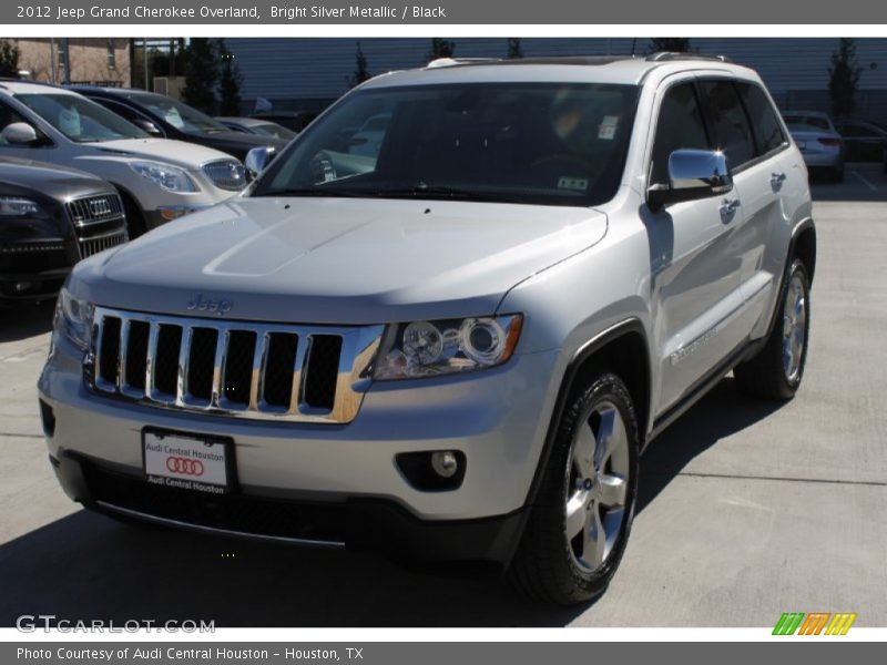 Bright Silver Metallic / Black 2012 Jeep Grand Cherokee Overland