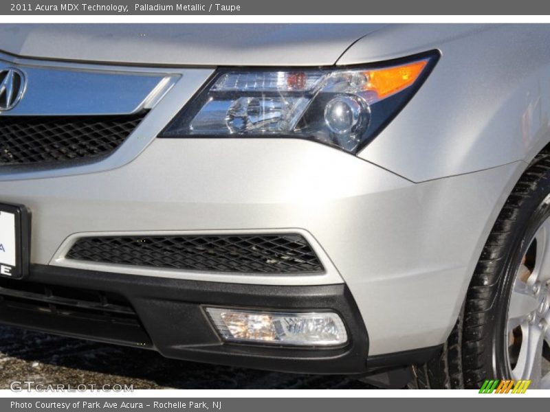 Palladium Metallic / Taupe 2011 Acura MDX Technology
