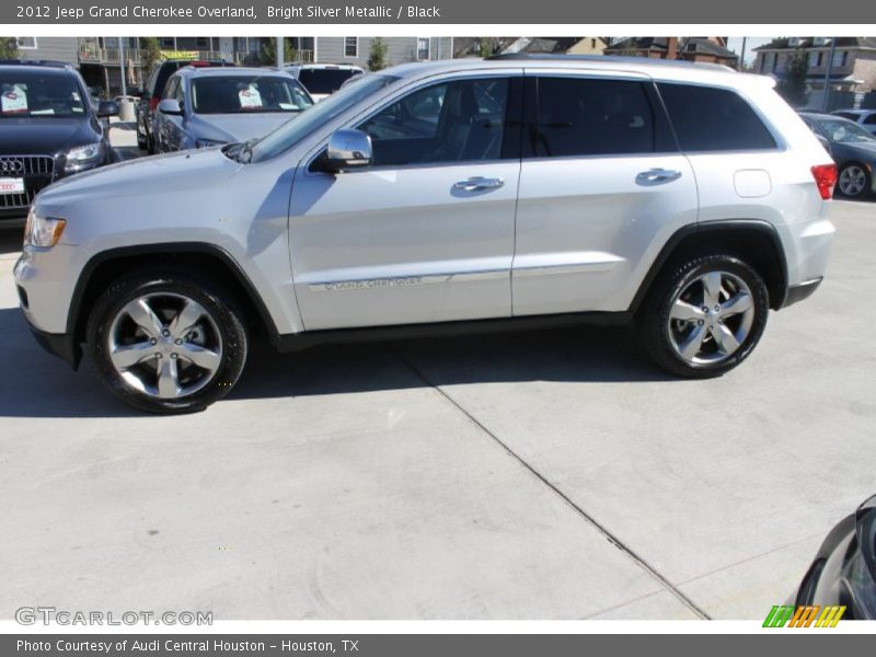 Bright Silver Metallic / Black 2012 Jeep Grand Cherokee Overland