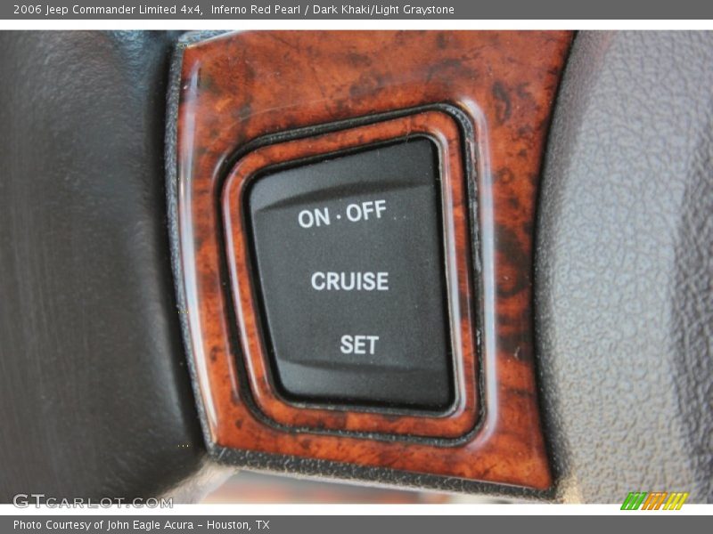 Inferno Red Pearl / Dark Khaki/Light Graystone 2006 Jeep Commander Limited 4x4