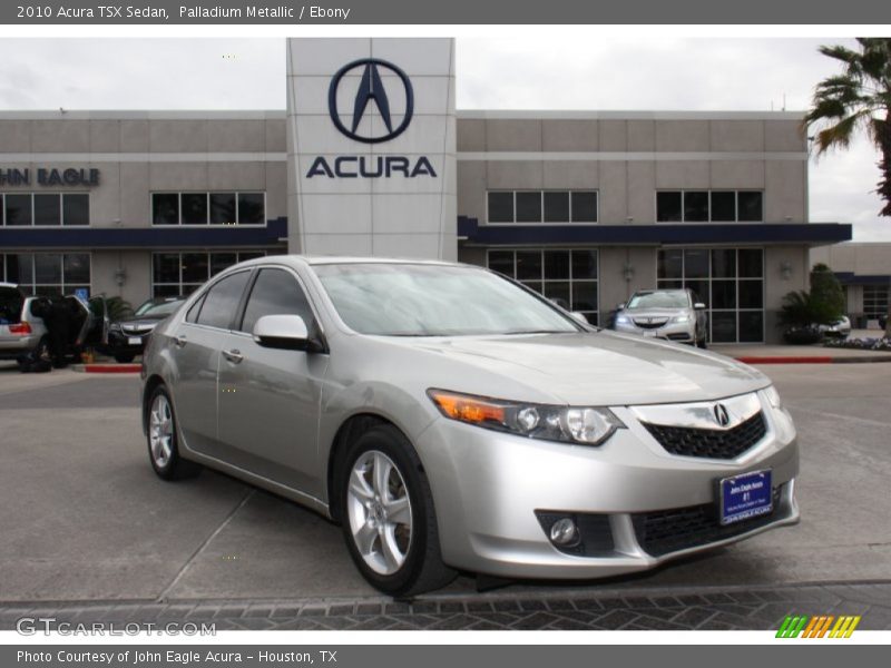Palladium Metallic / Ebony 2010 Acura TSX Sedan