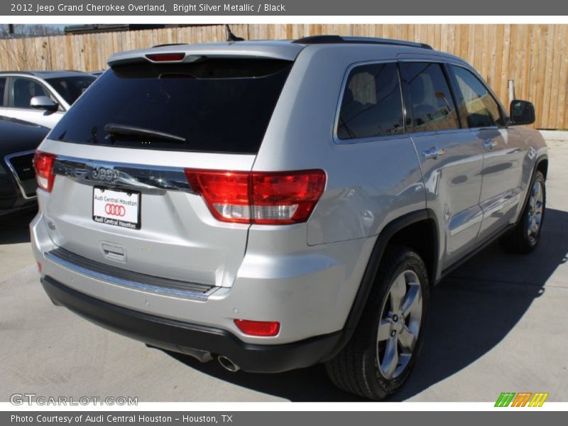 Bright Silver Metallic / Black 2012 Jeep Grand Cherokee Overland