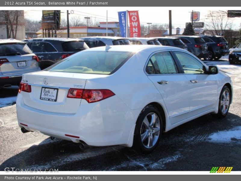 Bellanova White Pearl / Parchment 2012 Acura TSX Sedan