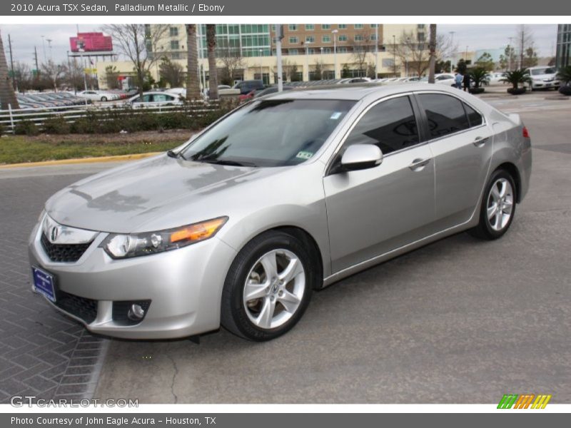 Palladium Metallic / Ebony 2010 Acura TSX Sedan