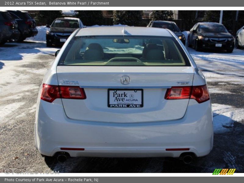 Bellanova White Pearl / Parchment 2012 Acura TSX Sedan