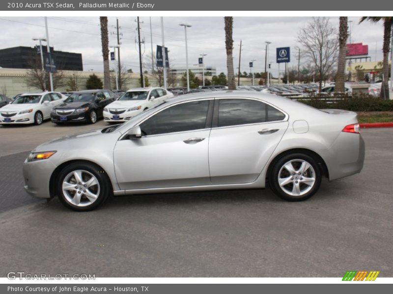 Palladium Metallic / Ebony 2010 Acura TSX Sedan