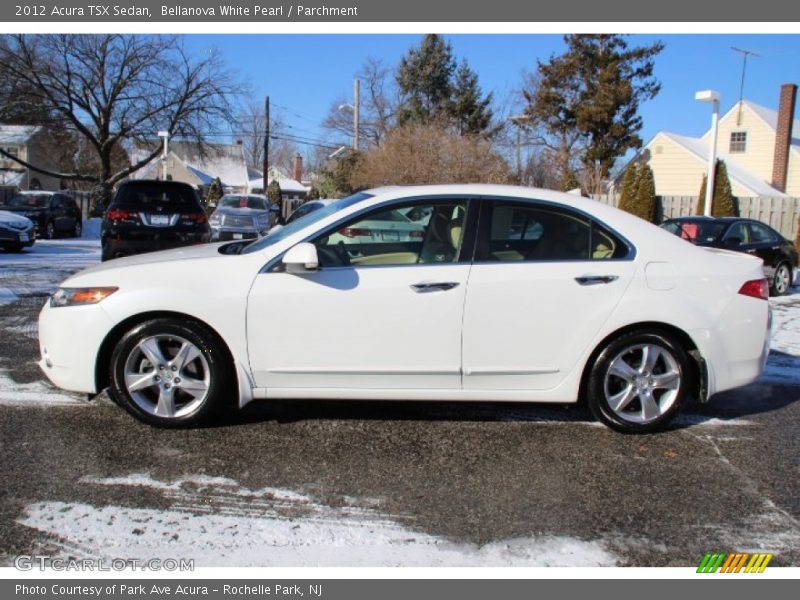Bellanova White Pearl / Parchment 2012 Acura TSX Sedan