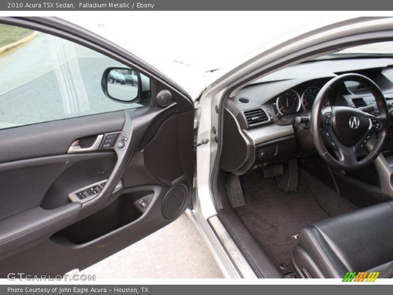 Palladium Metallic / Ebony 2010 Acura TSX Sedan