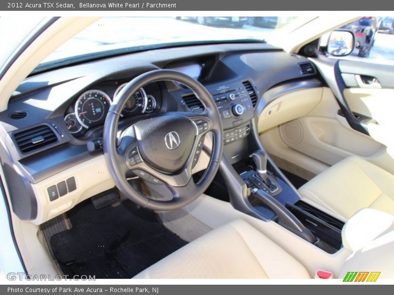 Bellanova White Pearl / Parchment 2012 Acura TSX Sedan