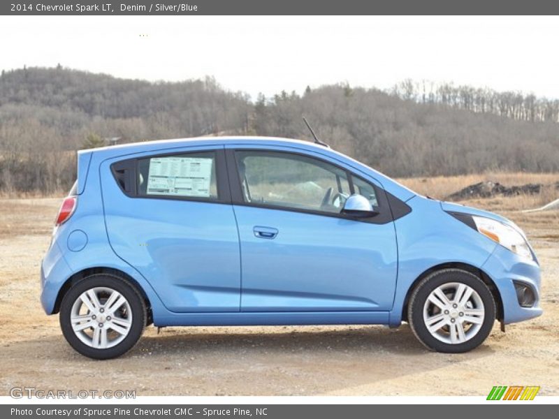 Denim / Silver/Blue 2014 Chevrolet Spark LT