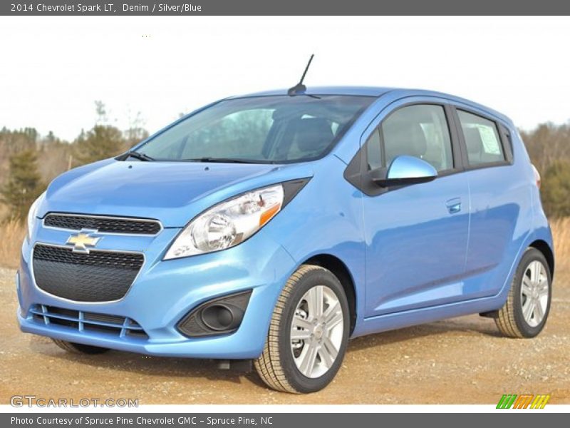 Denim / Silver/Blue 2014 Chevrolet Spark LT