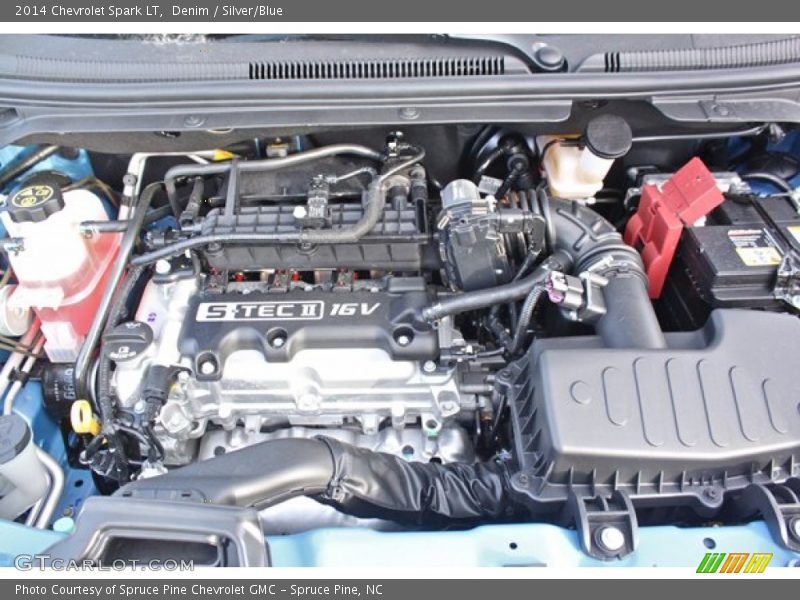 Denim / Silver/Blue 2014 Chevrolet Spark LT