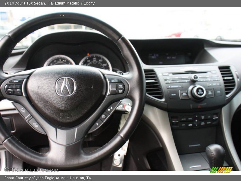 Palladium Metallic / Ebony 2010 Acura TSX Sedan