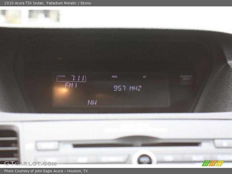 Palladium Metallic / Ebony 2010 Acura TSX Sedan