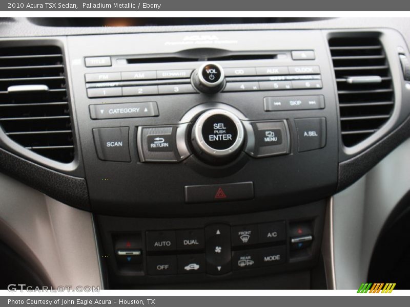 Palladium Metallic / Ebony 2010 Acura TSX Sedan