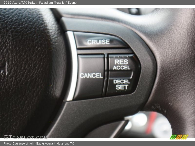 Palladium Metallic / Ebony 2010 Acura TSX Sedan