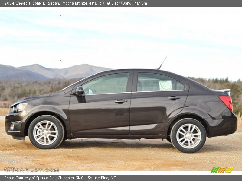  2014 Sonic LT Sedan Mocha Bronze Metallic