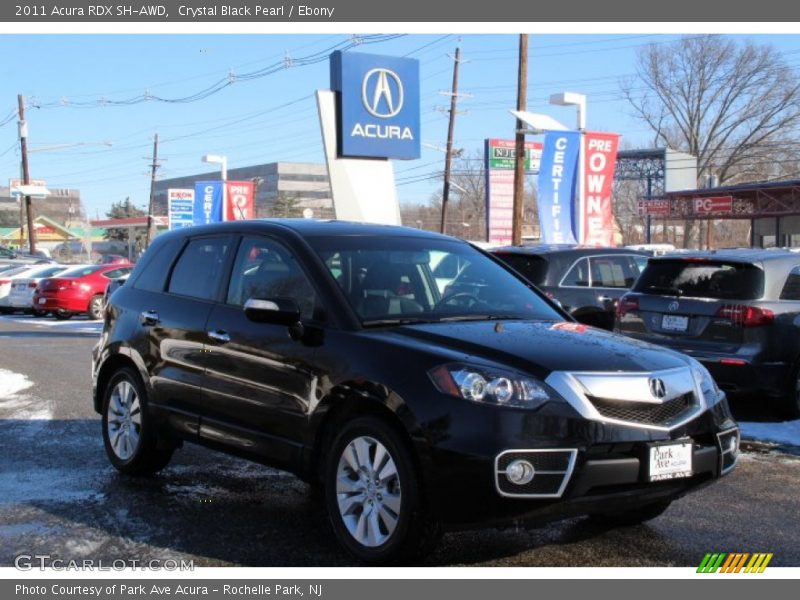 Crystal Black Pearl / Ebony 2011 Acura RDX SH-AWD