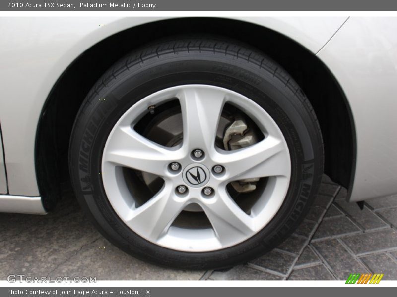 Palladium Metallic / Ebony 2010 Acura TSX Sedan