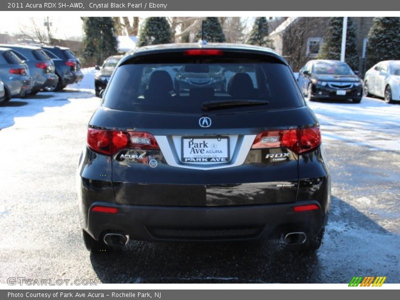 Crystal Black Pearl / Ebony 2011 Acura RDX SH-AWD