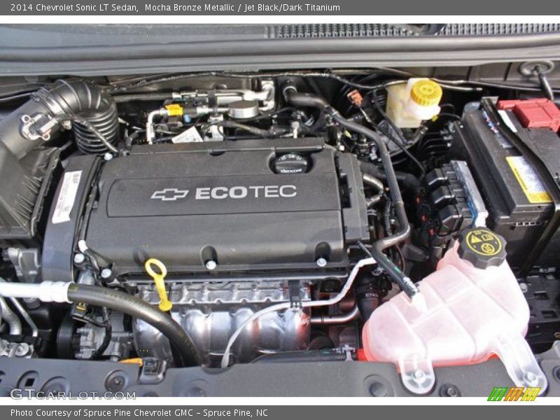  2014 Sonic LT Sedan Engine - 1.8 Liter DOHC 16-Valve VVT ECOTEC 4 Cylinder