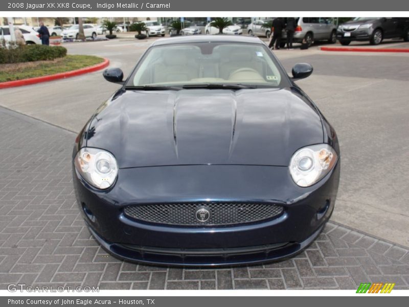 Indigo Metallic / Caramel 2008 Jaguar XK XK8 Coupe