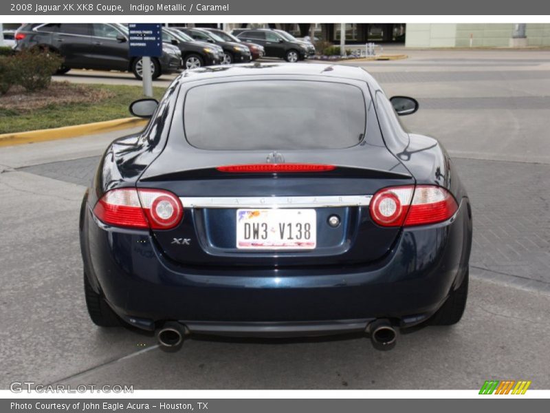 Indigo Metallic / Caramel 2008 Jaguar XK XK8 Coupe
