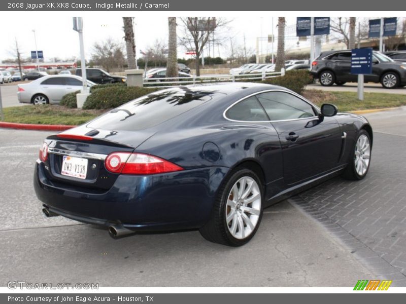 Indigo Metallic / Caramel 2008 Jaguar XK XK8 Coupe