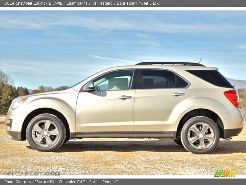  2014 Equinox LT AWD Champagne Silver Metallic