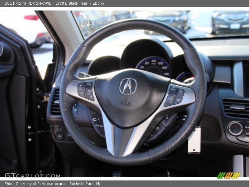 Crystal Black Pearl / Ebony 2011 Acura RDX SH-AWD