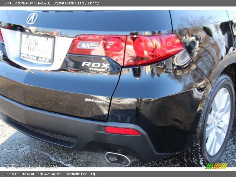 Crystal Black Pearl / Ebony 2011 Acura RDX SH-AWD