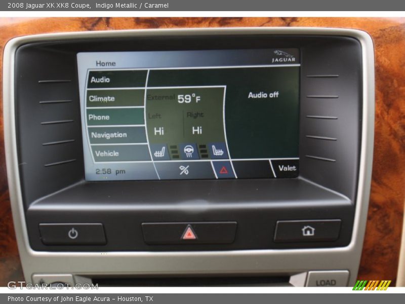 Controls of 2008 XK XK8 Coupe