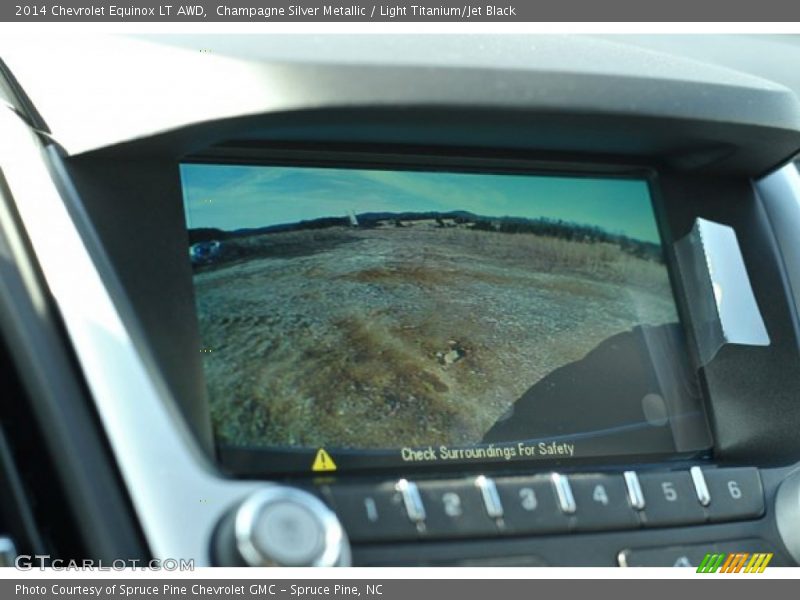 Champagne Silver Metallic / Light Titanium/Jet Black 2014 Chevrolet Equinox LT AWD