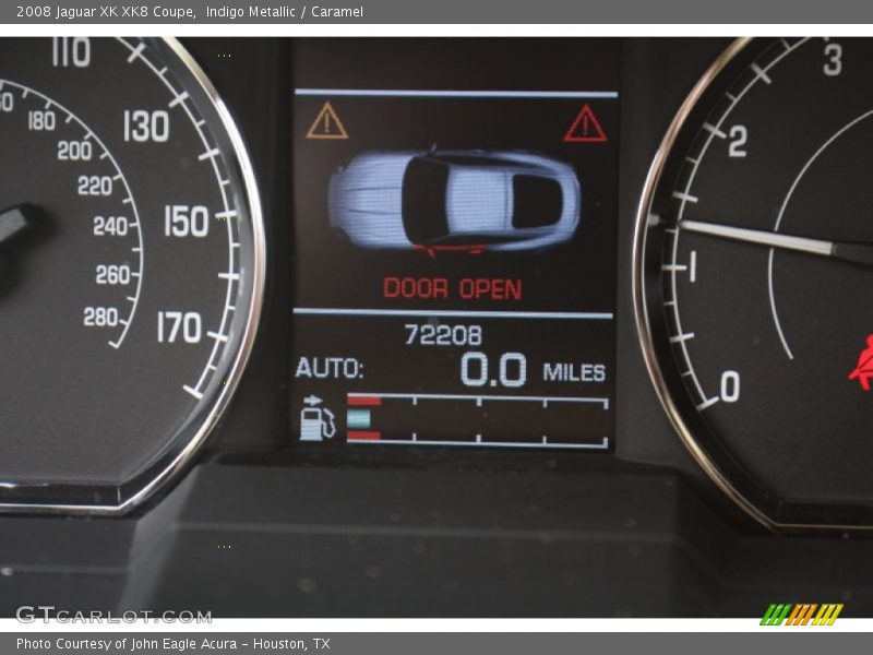 Indigo Metallic / Caramel 2008 Jaguar XK XK8 Coupe