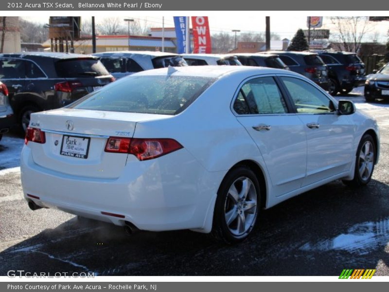 Bellanova White Pearl / Ebony 2012 Acura TSX Sedan