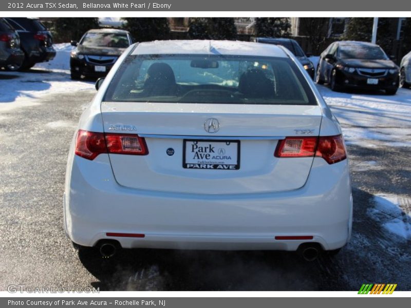 Bellanova White Pearl / Ebony 2012 Acura TSX Sedan