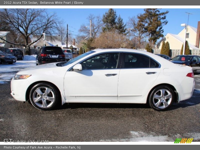 Bellanova White Pearl / Ebony 2012 Acura TSX Sedan