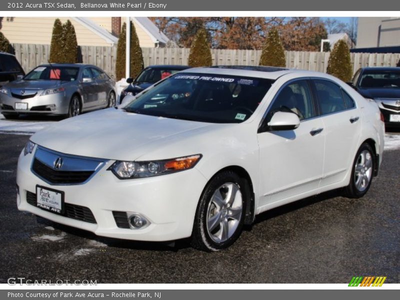 Bellanova White Pearl / Ebony 2012 Acura TSX Sedan