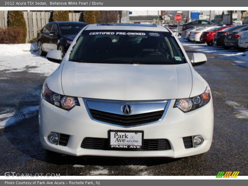 Bellanova White Pearl / Ebony 2012 Acura TSX Sedan