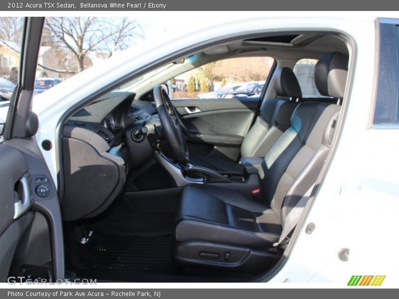 Bellanova White Pearl / Ebony 2012 Acura TSX Sedan