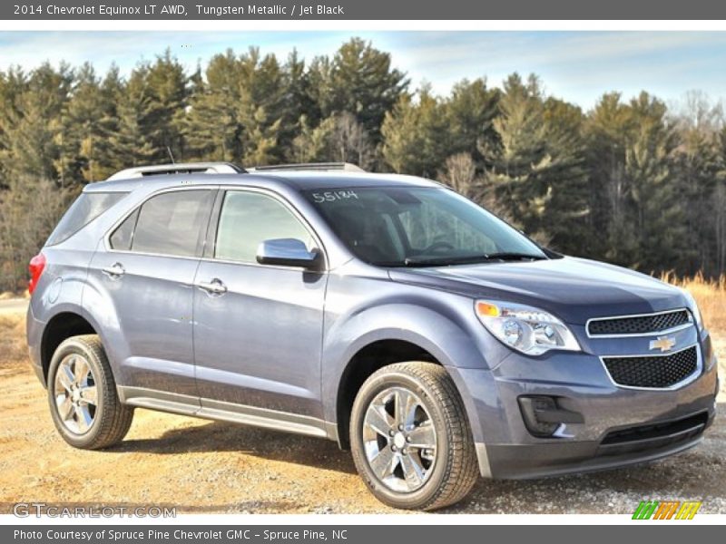 Tungsten Metallic / Jet Black 2014 Chevrolet Equinox LT AWD