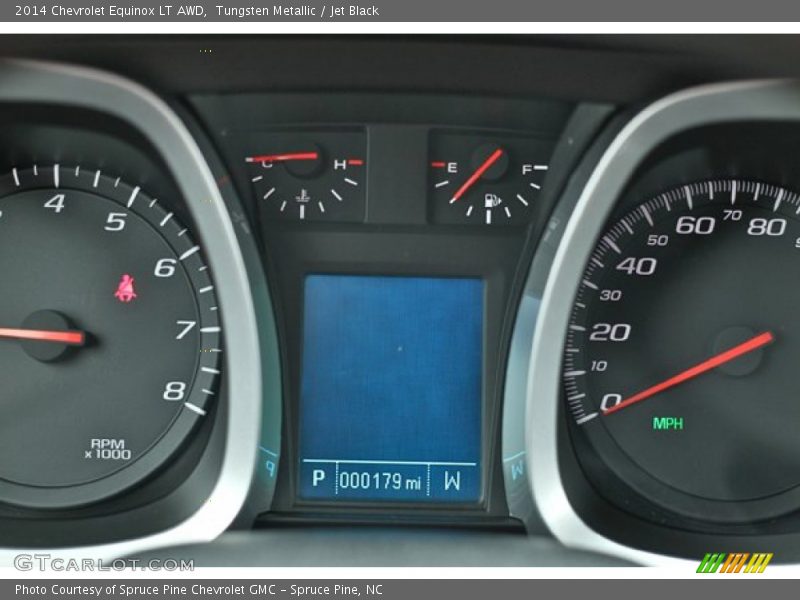 Tungsten Metallic / Jet Black 2014 Chevrolet Equinox LT AWD