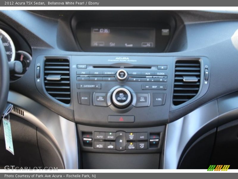 Bellanova White Pearl / Ebony 2012 Acura TSX Sedan