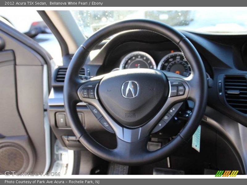 Bellanova White Pearl / Ebony 2012 Acura TSX Sedan
