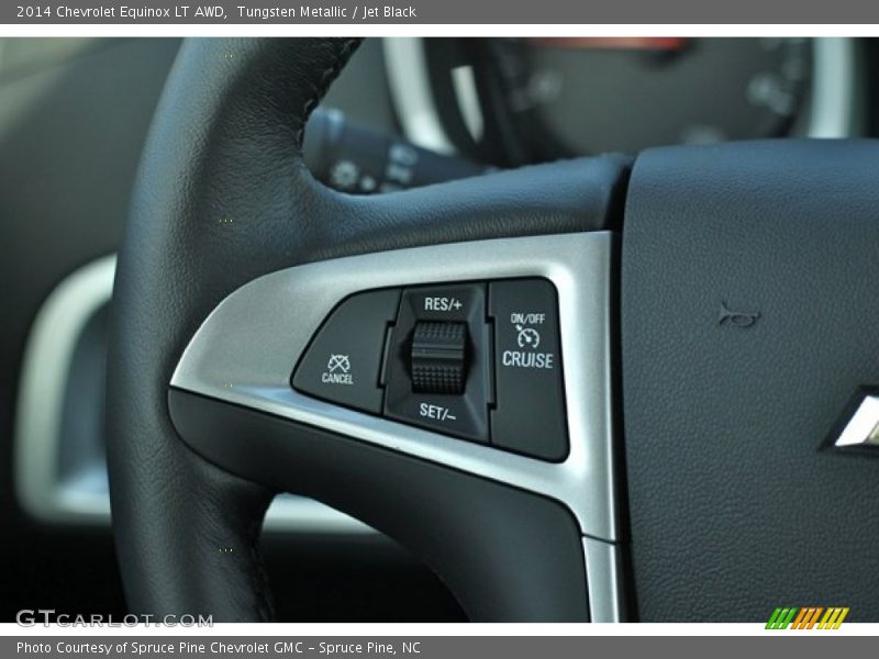 Tungsten Metallic / Jet Black 2014 Chevrolet Equinox LT AWD