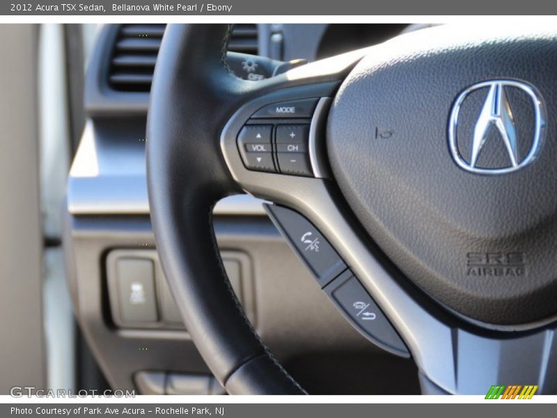 Bellanova White Pearl / Ebony 2012 Acura TSX Sedan